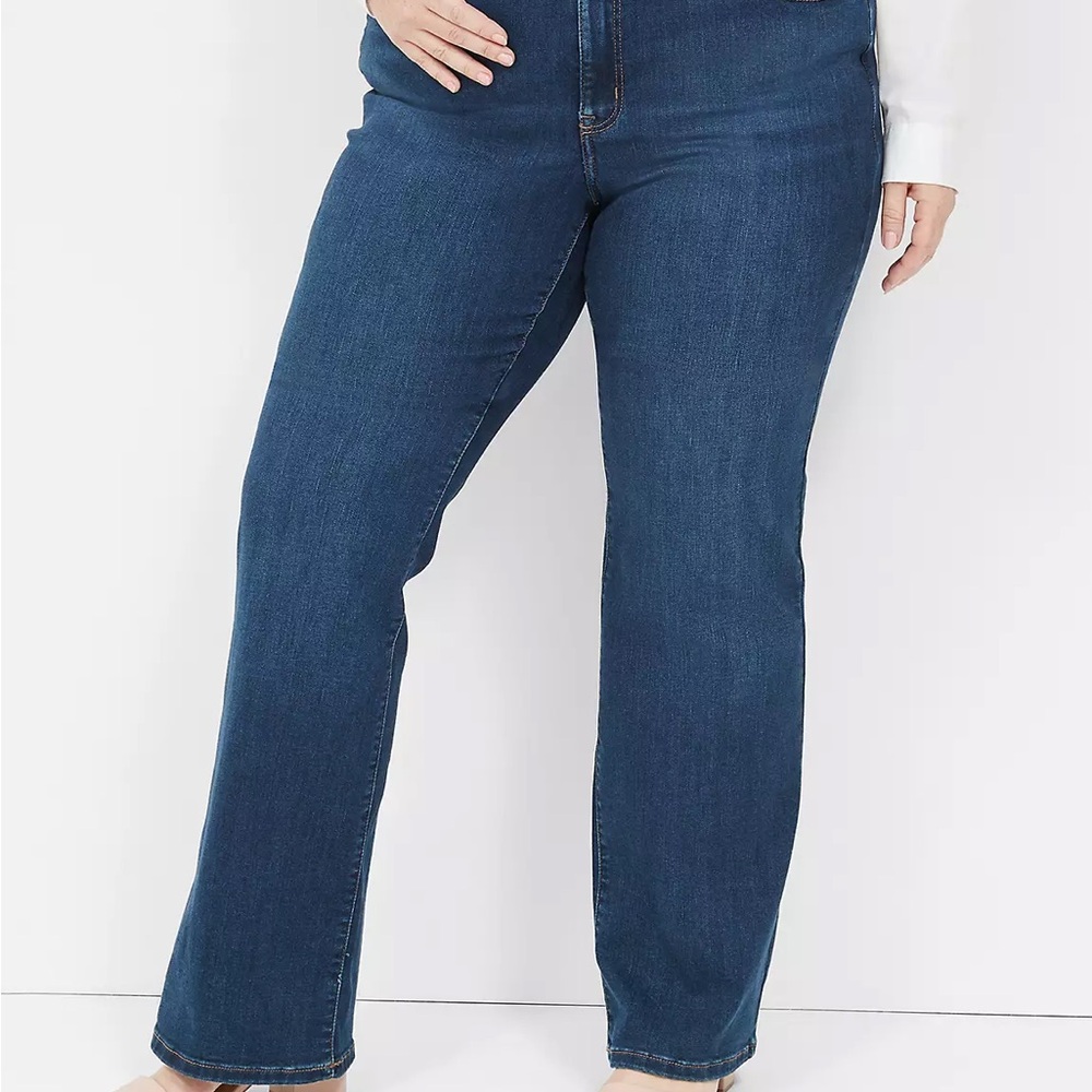 Lane Bryant high rise boot cut jeans